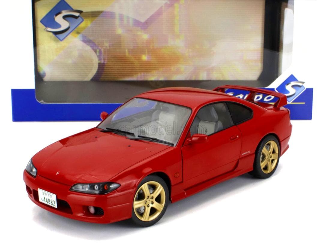 ソリド 1/18 日産 シルビア S15 SPEC-R エアロ 1999 レッド