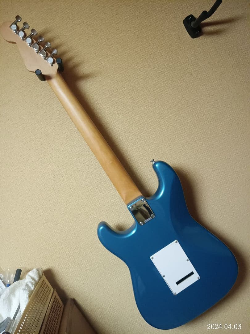 ☆MG4☆新品弦交換済☆美品☆BÙSKER'S ストラト ブルーM SSH☆