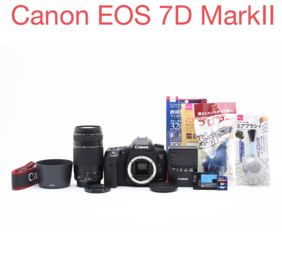デジタル一眼レフカメラ Canon EOS 7D MarkⅡ 望遠レンズセット