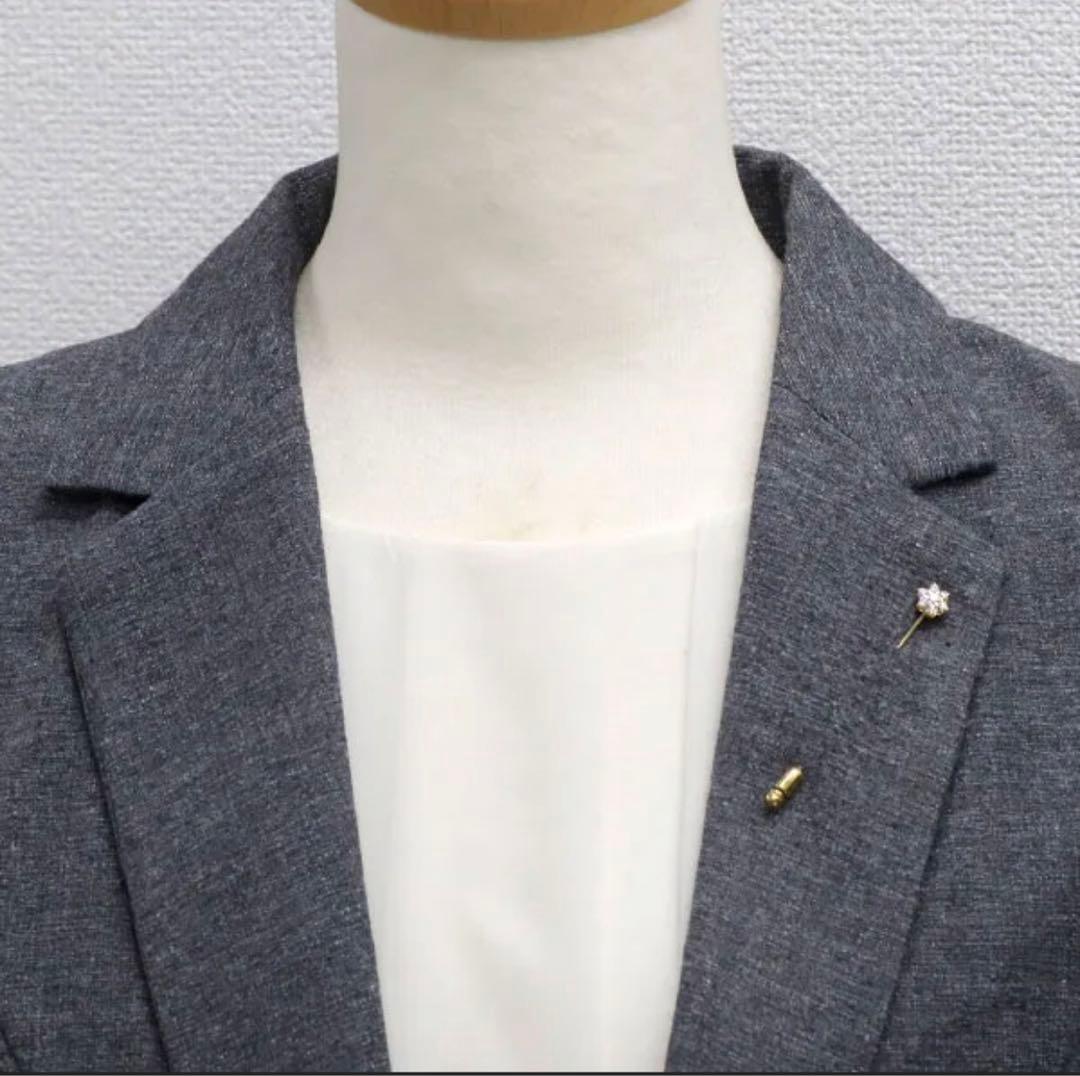 人気商品、k18、フラワーブローチピン