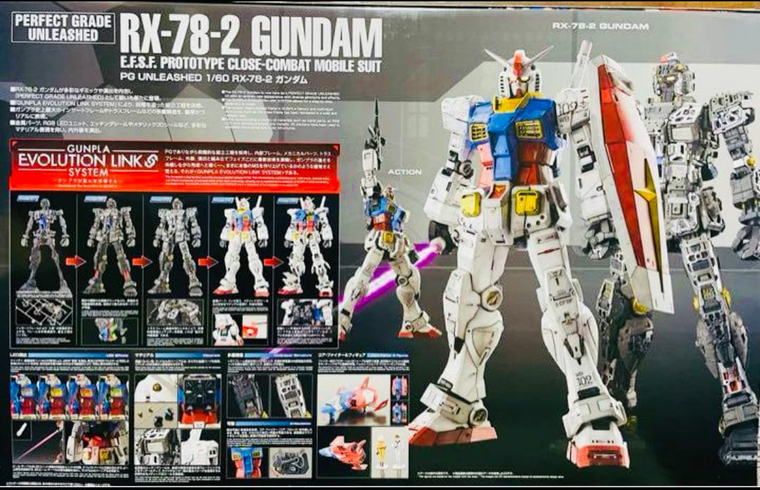 エ*ア様 ＰＧ ＵＮＬＥＡＳＨＥＤ 1/60 RX-78-2 ガンダム
