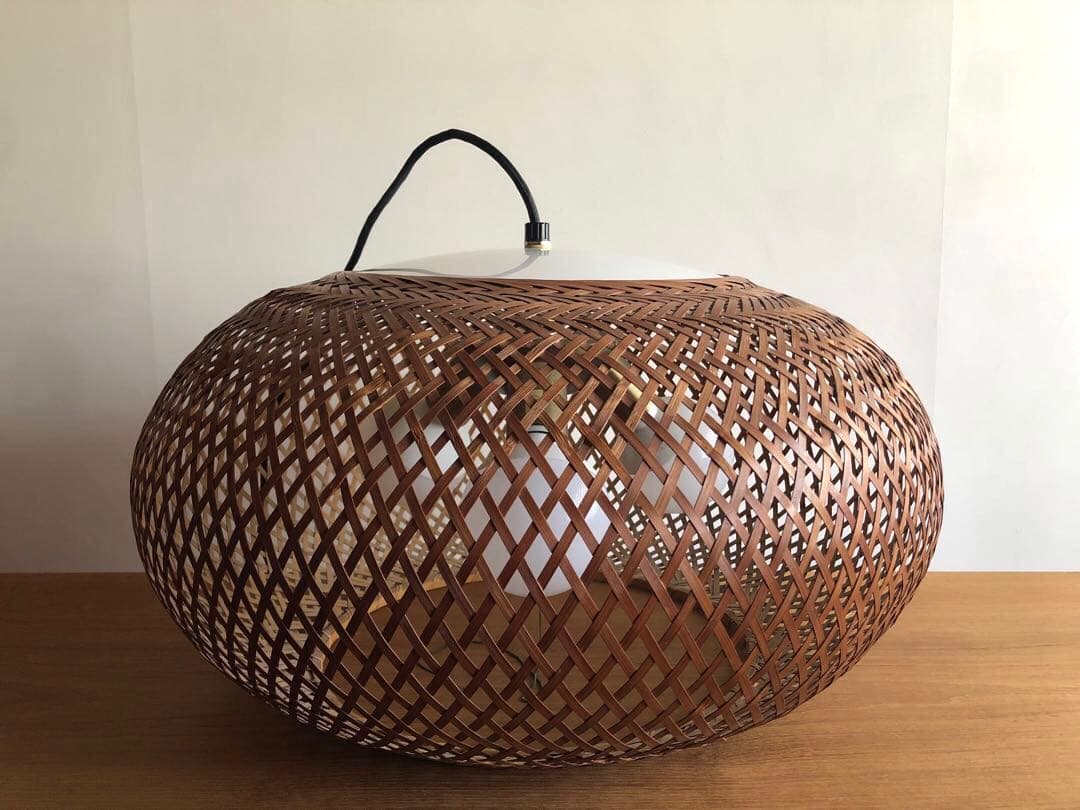 近藤昭作 竹のあかり ヤマギワ ペンダントライト 照明 ヴィンテージ 古民家