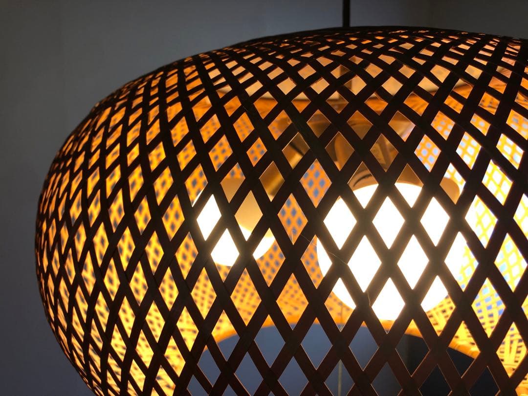 近藤昭作 竹のあかり ヤマギワ ペンダントライト 照明 ヴィンテージ 古民家