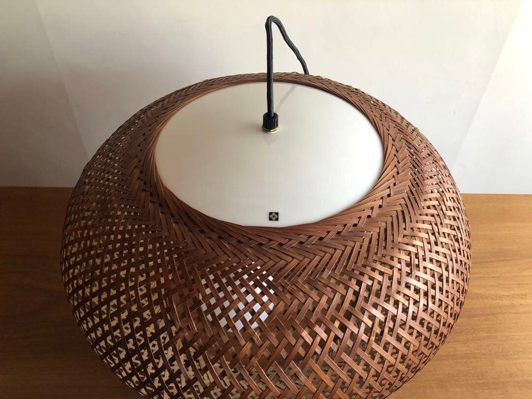 近藤昭作 竹のあかり ヤマギワ ペンダントライト 照明 ヴィンテージ 古民家