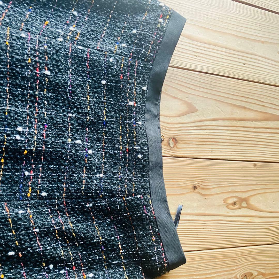 23区ニジュウサンク GIOLICA カラーミックスツイード スカートサイズ44