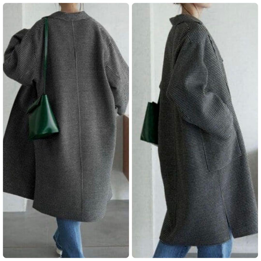 近年✨SLOBE IENA HAMILTON ダブルフェイスウールロングコート