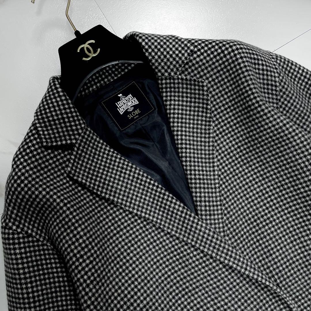 近年✨SLOBE IENA HAMILTON ダブルフェイスウールロングコート