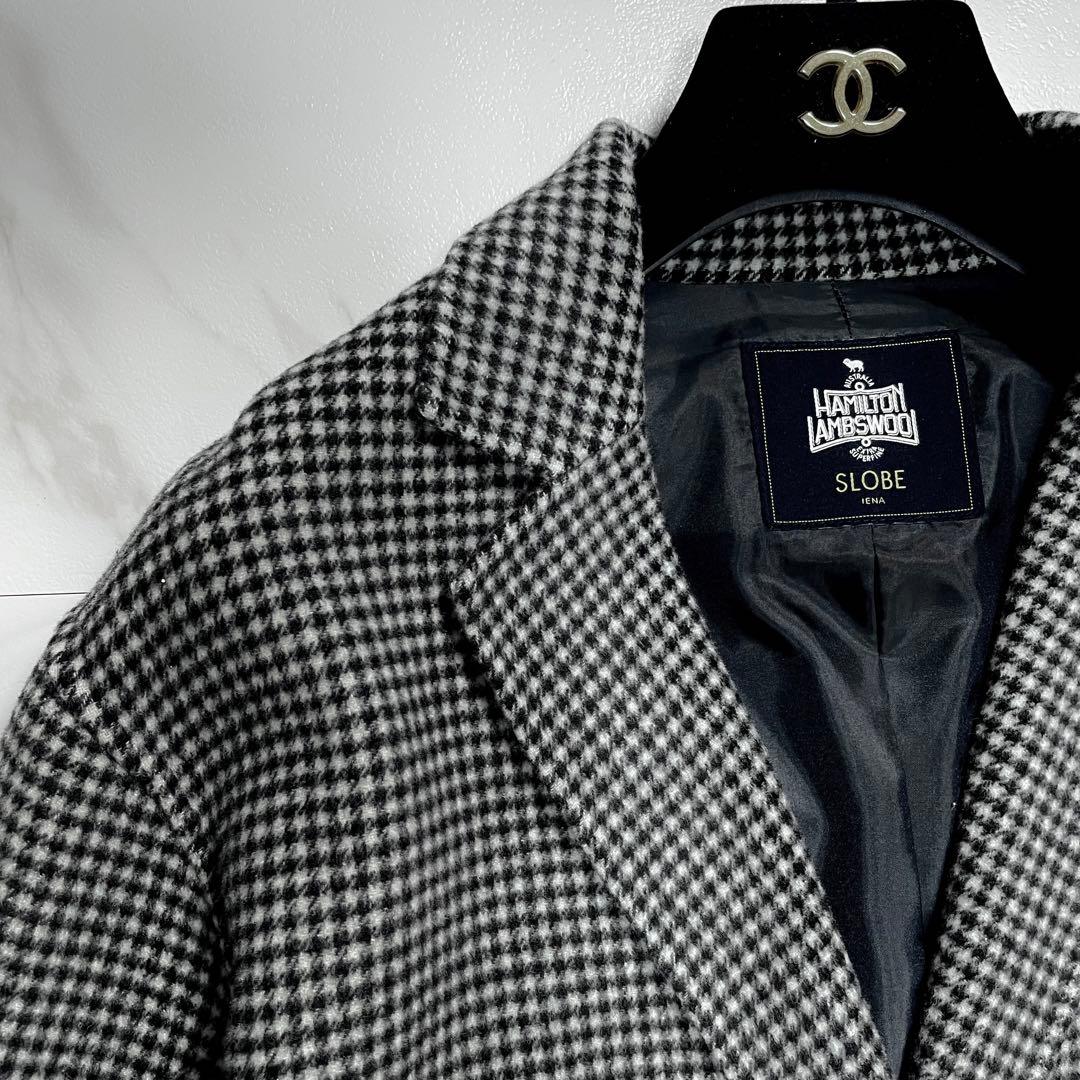 近年✨SLOBE IENA HAMILTON ダブルフェイスウールロングコート