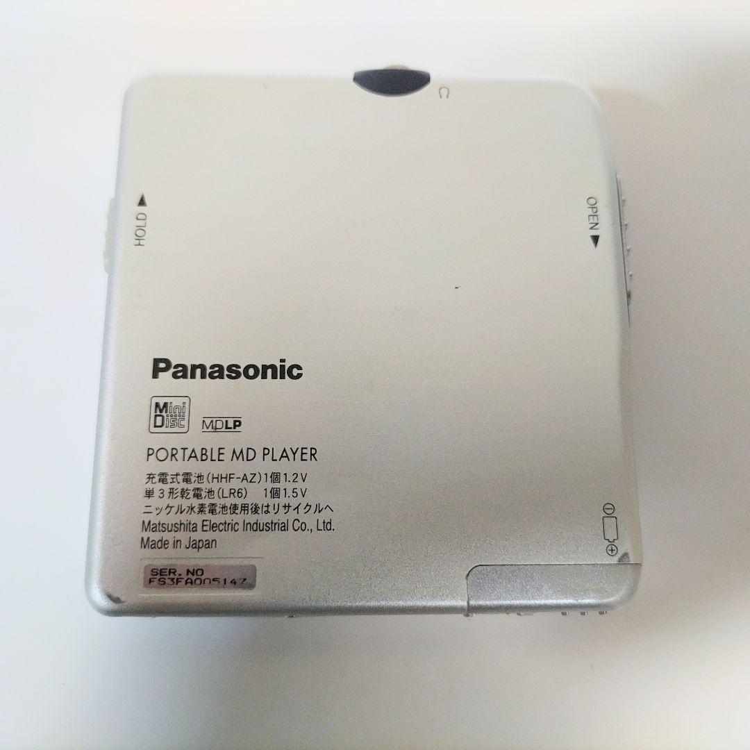 動作品■ Panasonic MDプレーヤー SJ-MJ17 リモコン付き