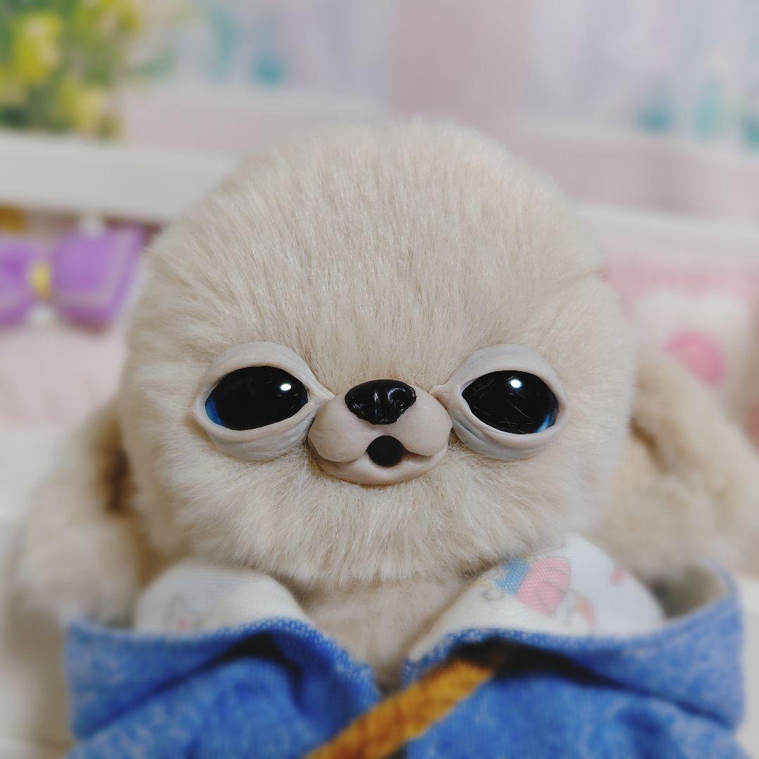 チワボボちゃん 　おしゃぶり付き　アートドール　ぬいぐるみ