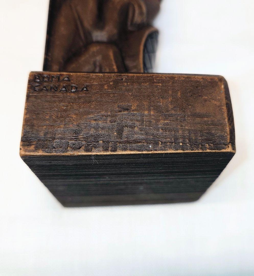 トーテムポール 鷲＆ビーバー BOMA 社製 手塗り