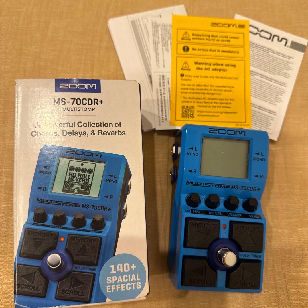 ギター ZOOM MS-70CDR+ MultiStomp