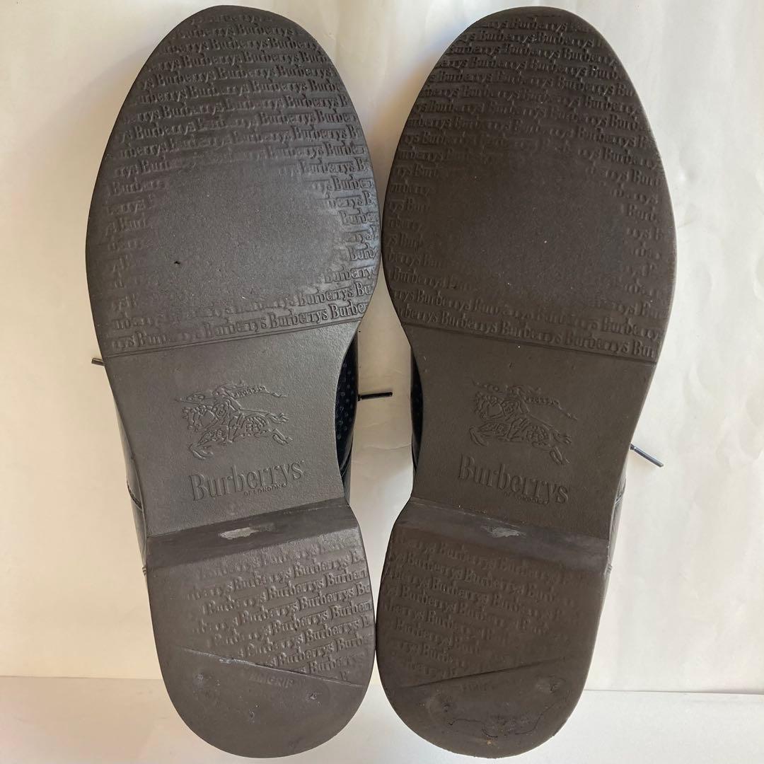 Burberrys バーバリー 黒 ストレートチップ 25.5cm 除菌・消臭済