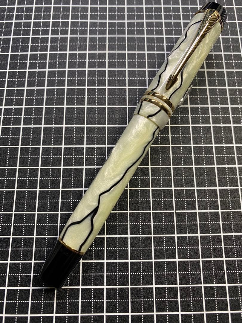 筆記具 PARKER Duofold Centennial Pearl&Black