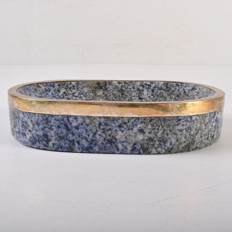 パワーストーン　ソーダライト　PRATA833刻印　銀装飾　水盤　V　R8529