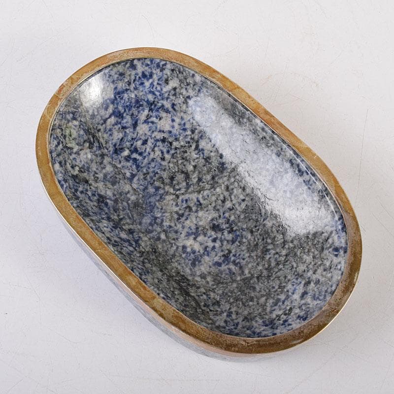 パワーストーン　ソーダライト　PRATA833刻印　銀装飾　水盤　V　R8529