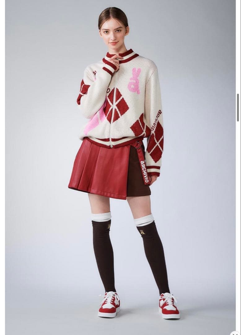 新品未使用アルチビオ 保温発熱スカート風ショートパンツ 36 白