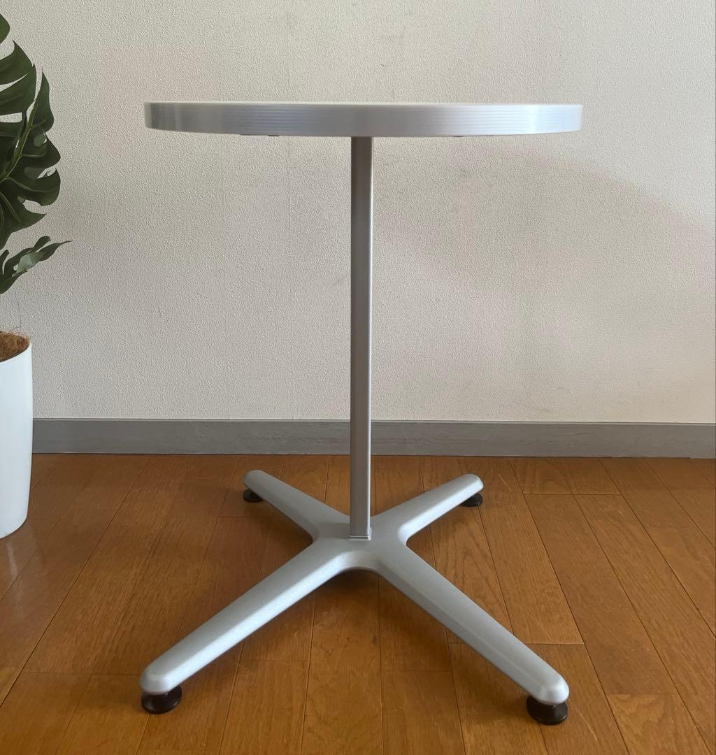 オカムラ Alt Cafeサイドテーブル　シンプルモダン ミニデスク　美品　白