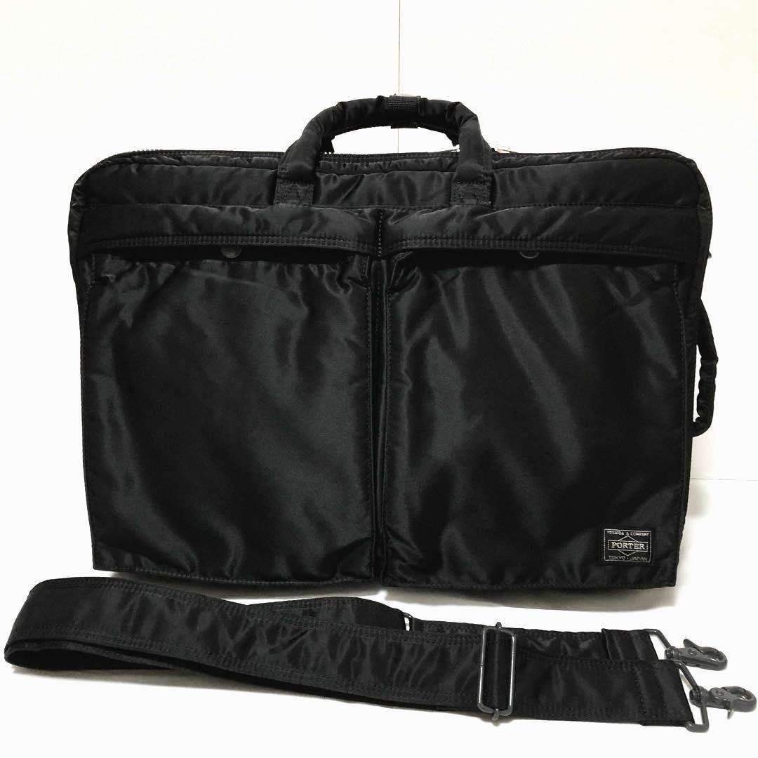 未使用級✨ポータータンカー ビジネスバッグ3way 2層 A4可 黒 吉田カバン