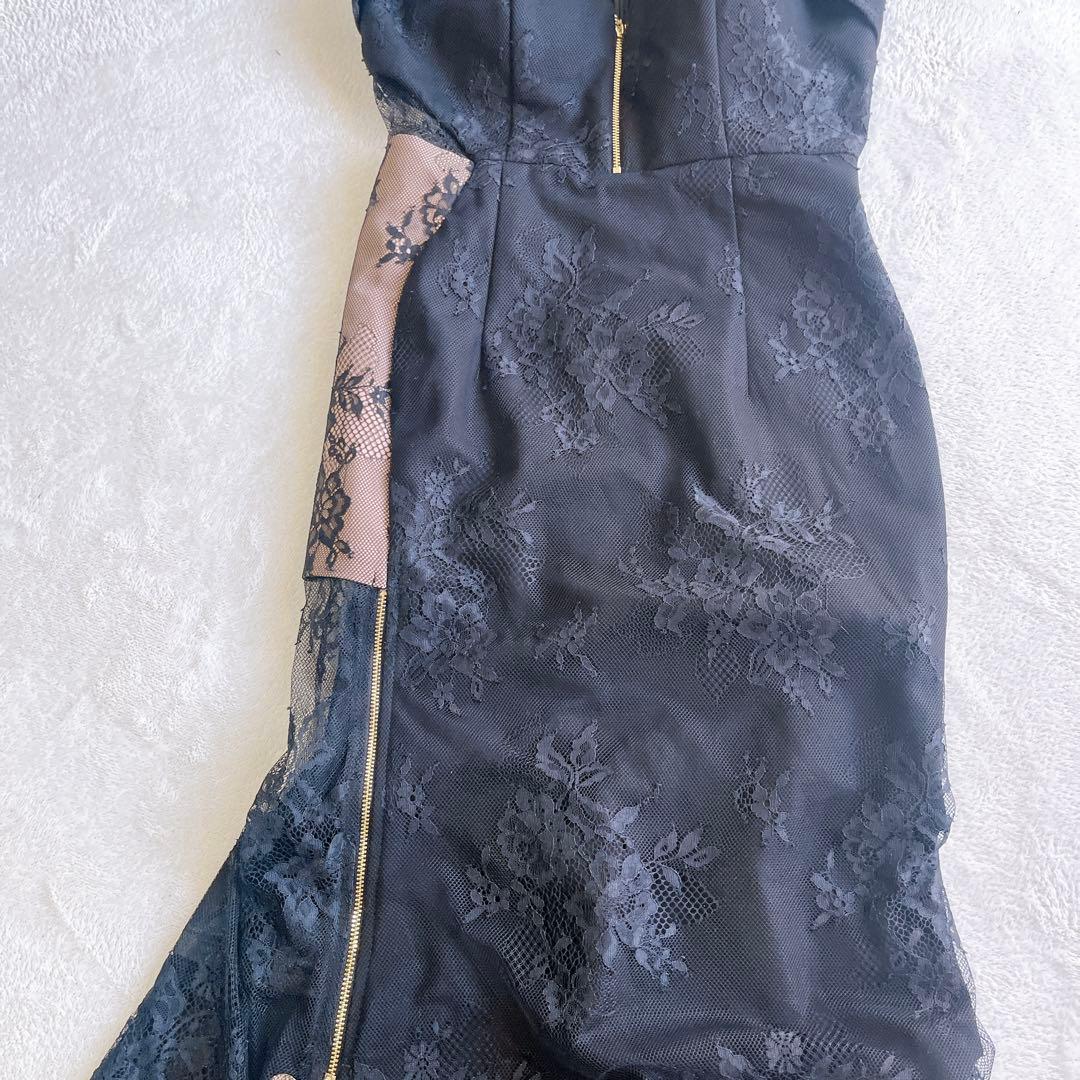 美品✨ロールブドフルール◇サイドスリット ロングドレス キャバ ラウンジ ナイト