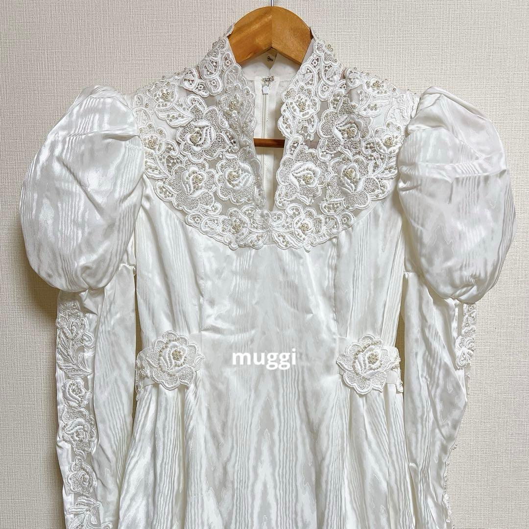 yumi katsura ユミカツラ ウェディングドレス パール パフスリーブ