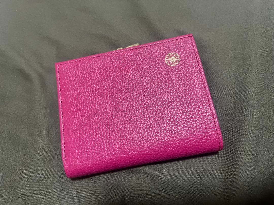 皇居 財布 二つ折り ローズピンク
