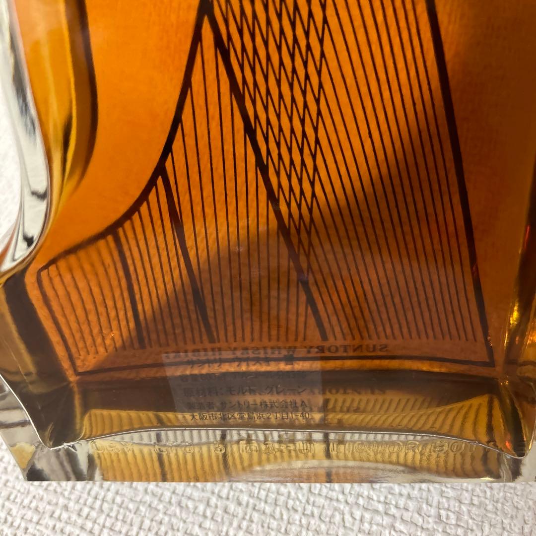 22 サントリーウイスキー　響　ピアノ型ボトル　 オリジナルボックス付き　未開封