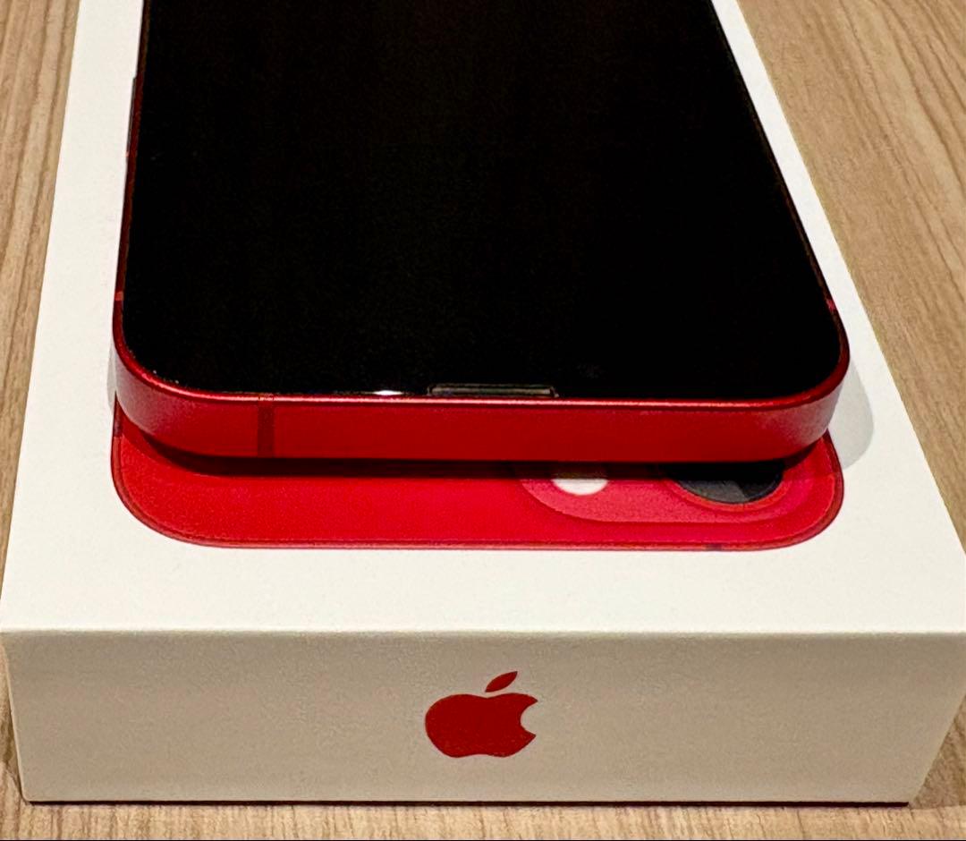 iPhone 13 256G レッド　SIM free　箱付き付属品有り