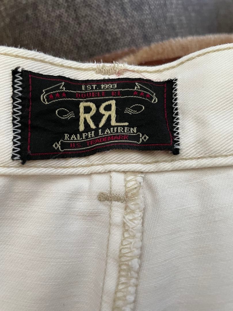 ラルフローレンチノダブルアールエル三ツ星US製　35W34オフホワイト