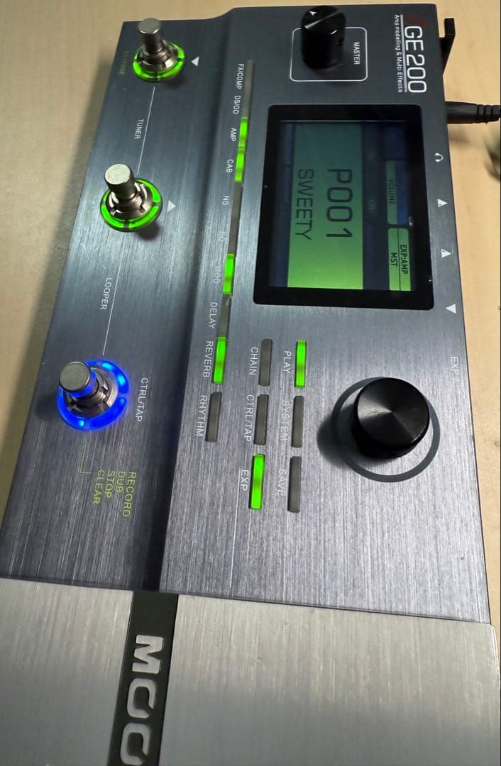 MOOER GE200 マルチエフェクター 中古品 美品