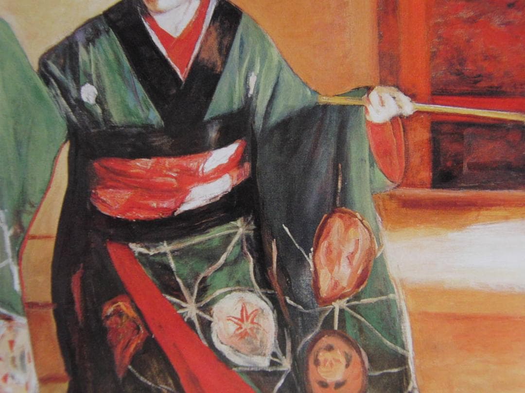 松本貞子、【立夏’04・Mの行路】、希少な額装用画集より