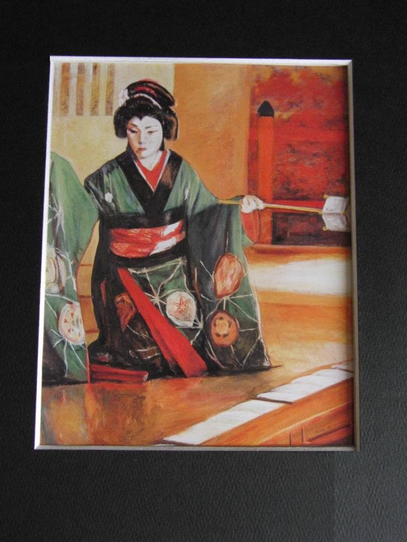 松本貞子、【立夏’04・Mの行路】、希少な額装用画集より