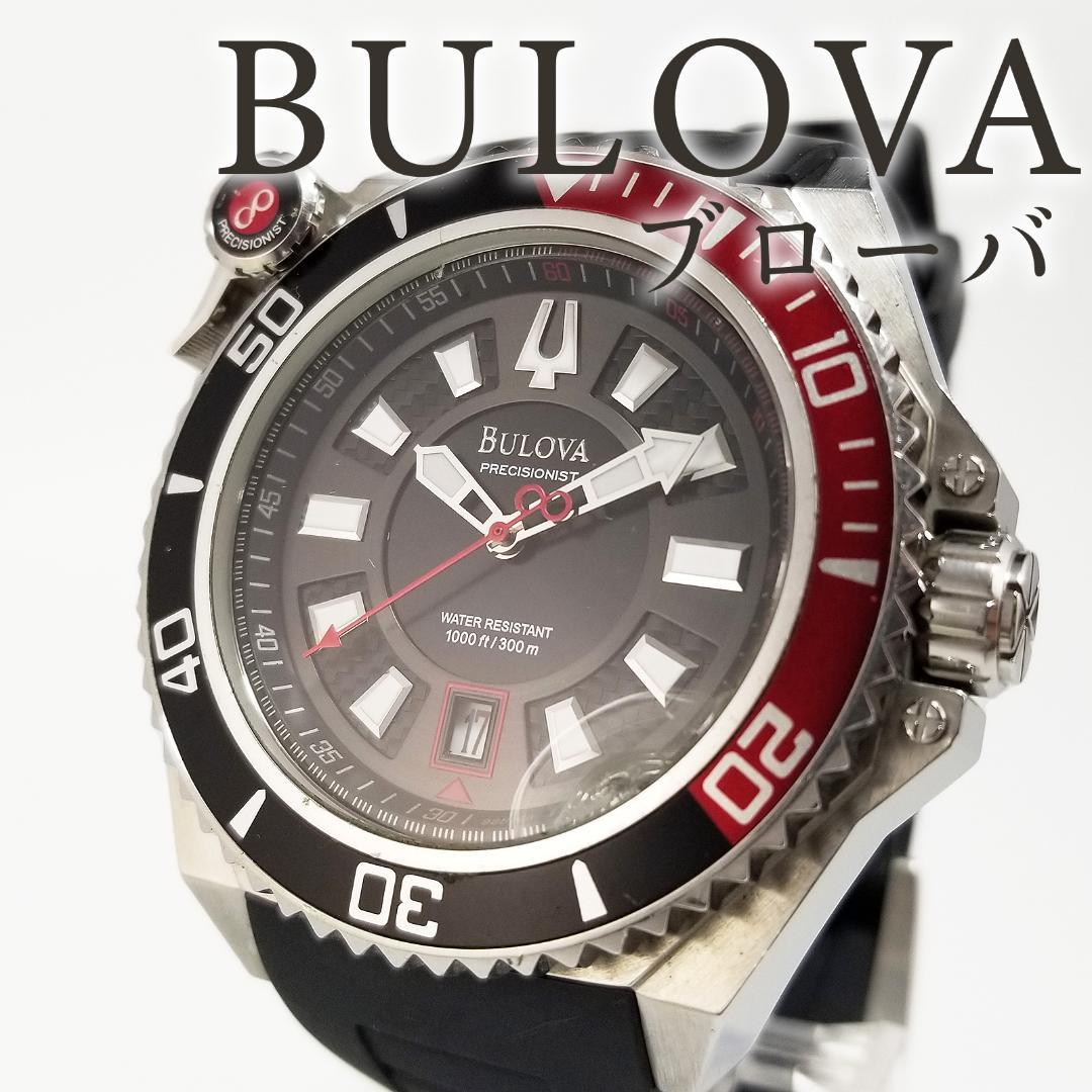 BULOVA ブローバ プレシジョニスト ブラック文字盤 C860983 稼働