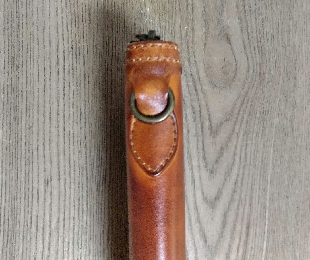 ブラウンレザー長財布