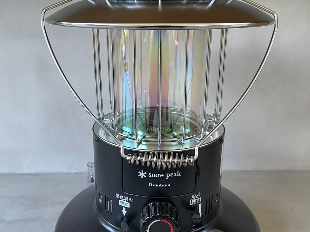 【美品】スノーピーク  peak レインボーストーブ ブラック 取説付き