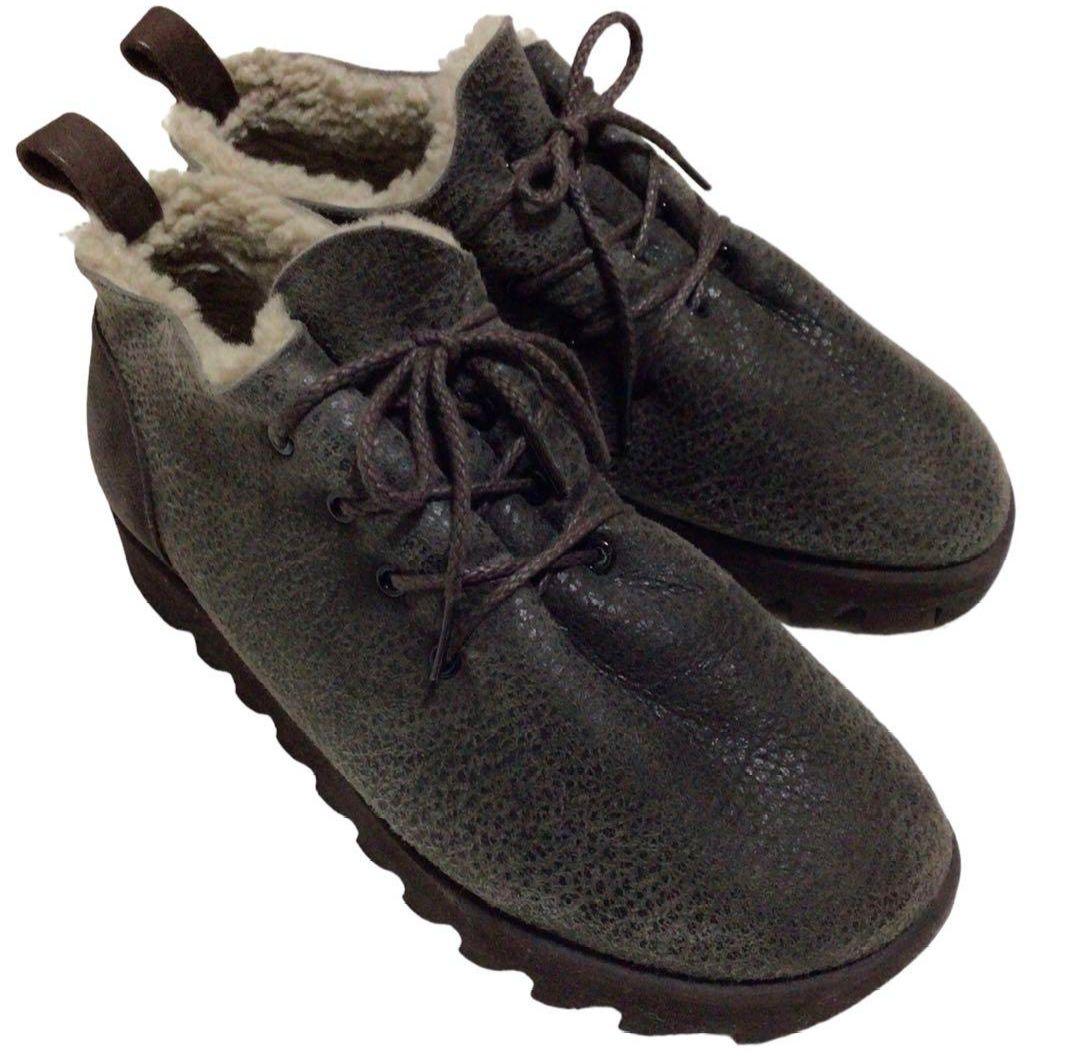 エンダースキーマhender scheme 羊革ラムレザームートンボアシューズ