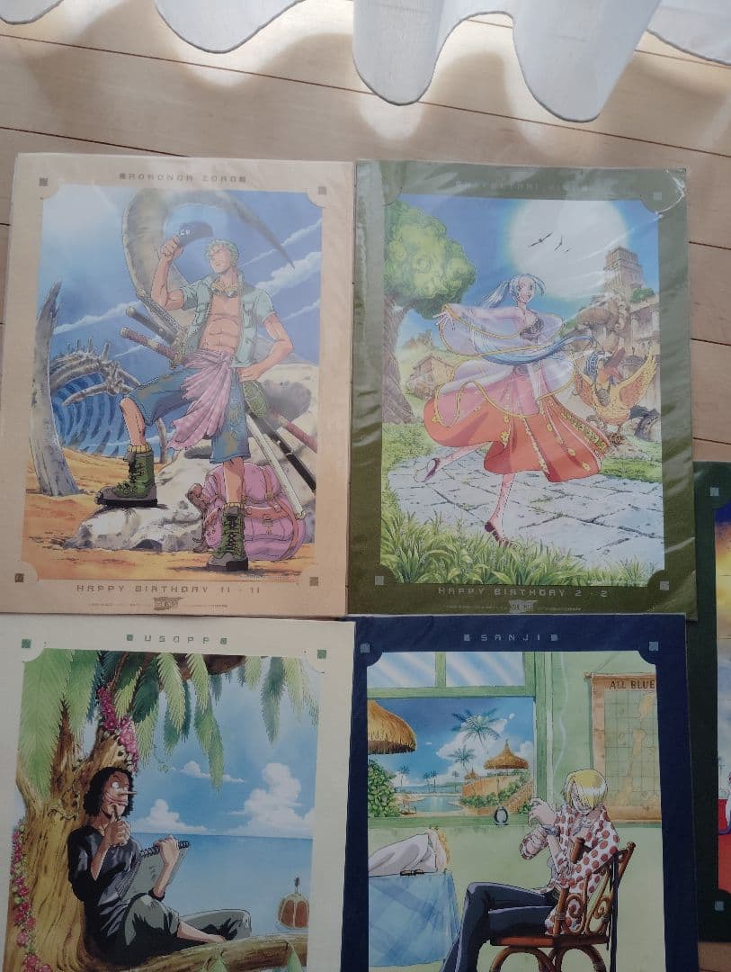 ONE PIECE バースデー　ポートレート5枚セット