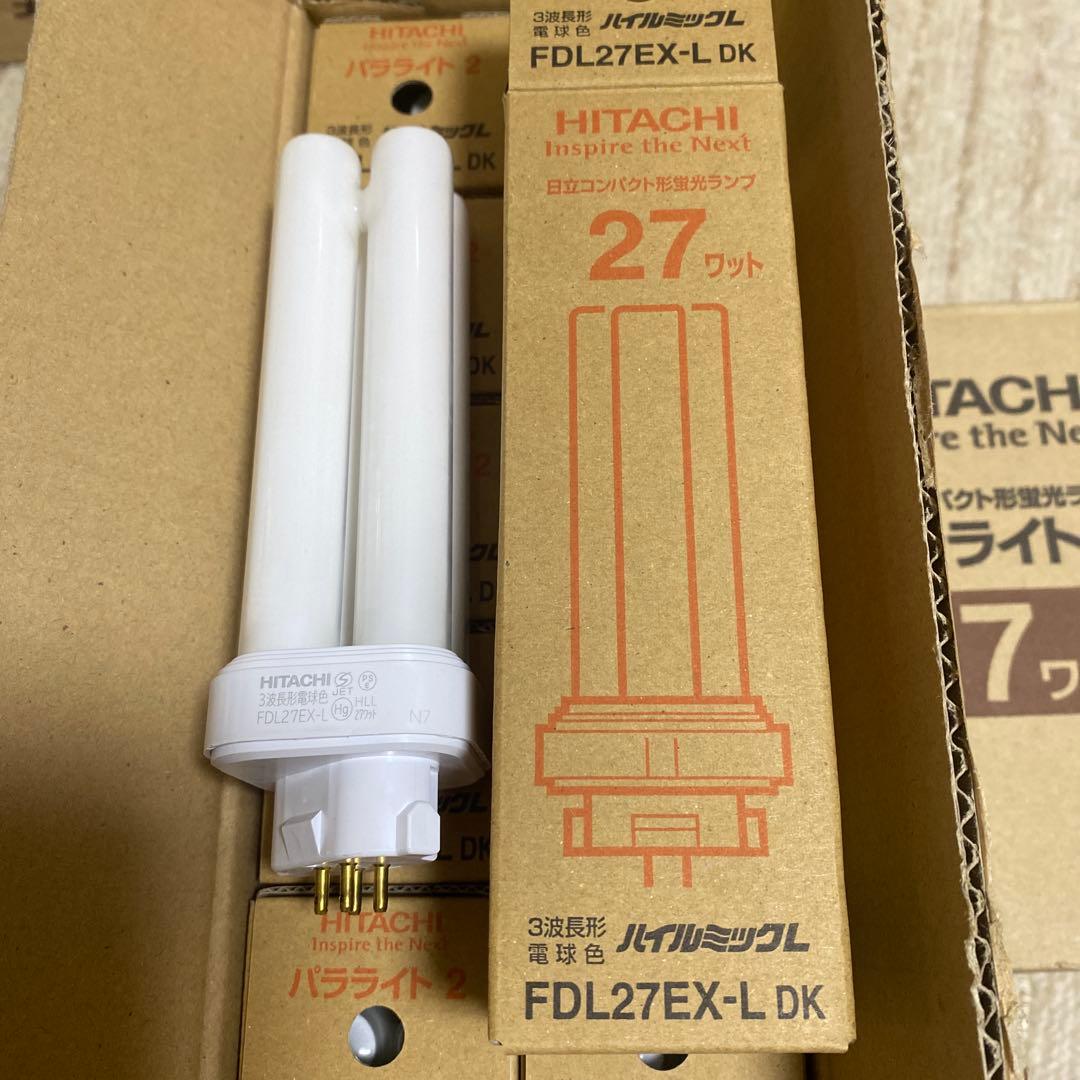 日立コンパクト形蛍光ランプ27Wパラライト2 【10本入×2箱】