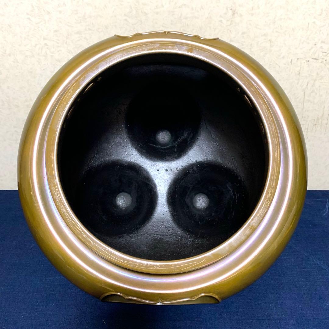 風炉 茶釜 電熱器 唐銅朝鮮風炉釜 野々田製電熱器 敷板 茶道具 お点前道具