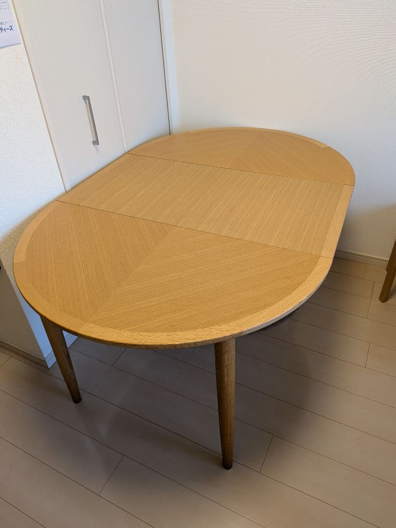 カンディハウス ルントオム D EXテーブル φ105 美品