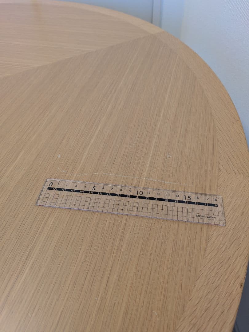 カンディハウス ルントオム D EXテーブル φ105 美品