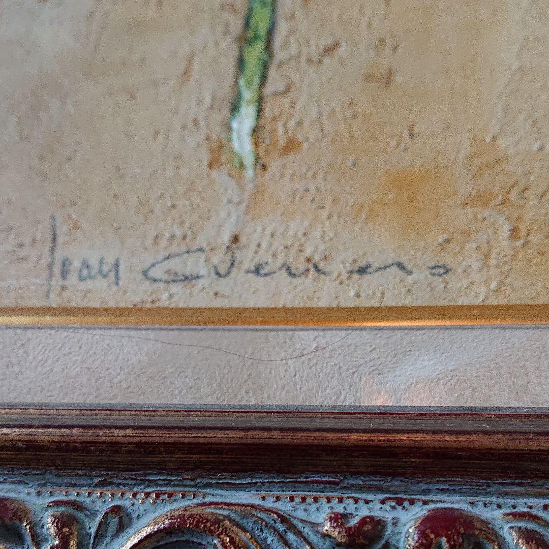 絵画  油彩本物、    薔薇、ジョアン、ゲレロ