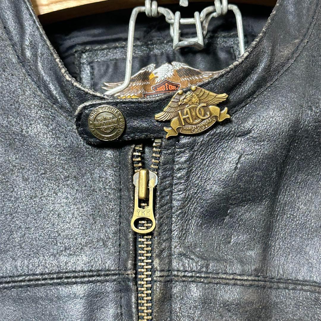 ⭐️90s⭐️HARLEY DAVIDSON ライダースジャケット　ヴィンテージ