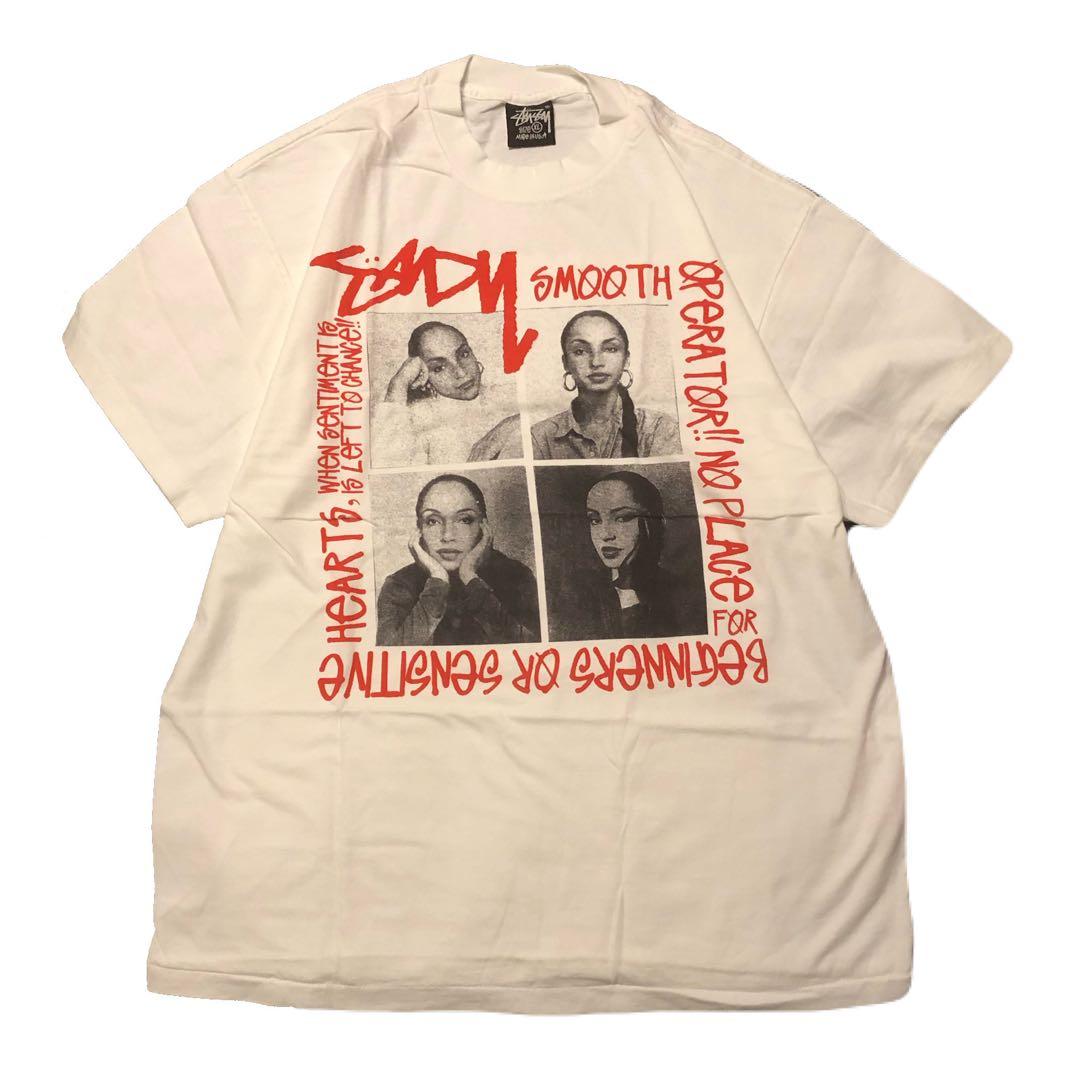 STUSSY × SADE Tシャツ 復刻 USA製 ホワイト XL