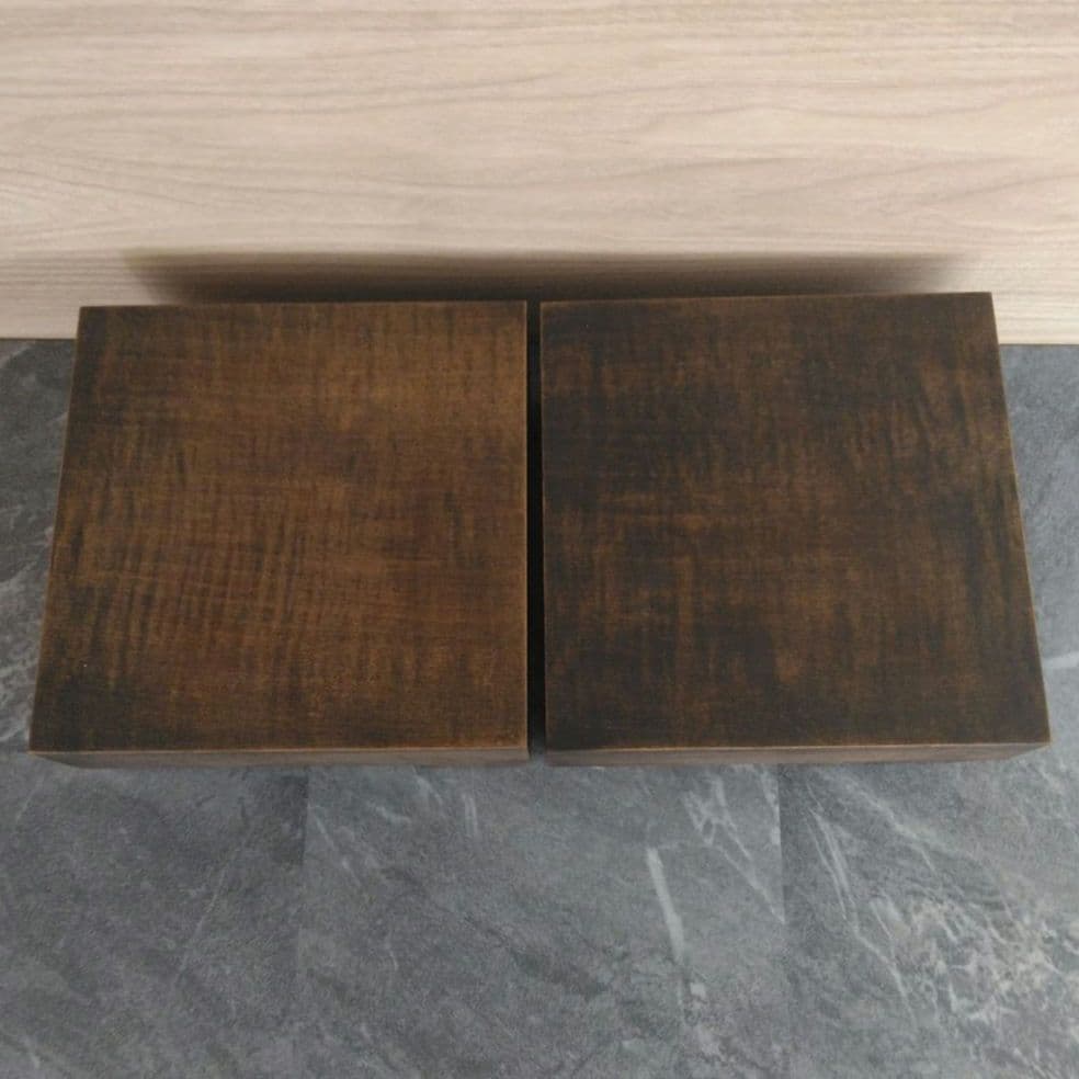 無垢材スピーカースタンド　一対