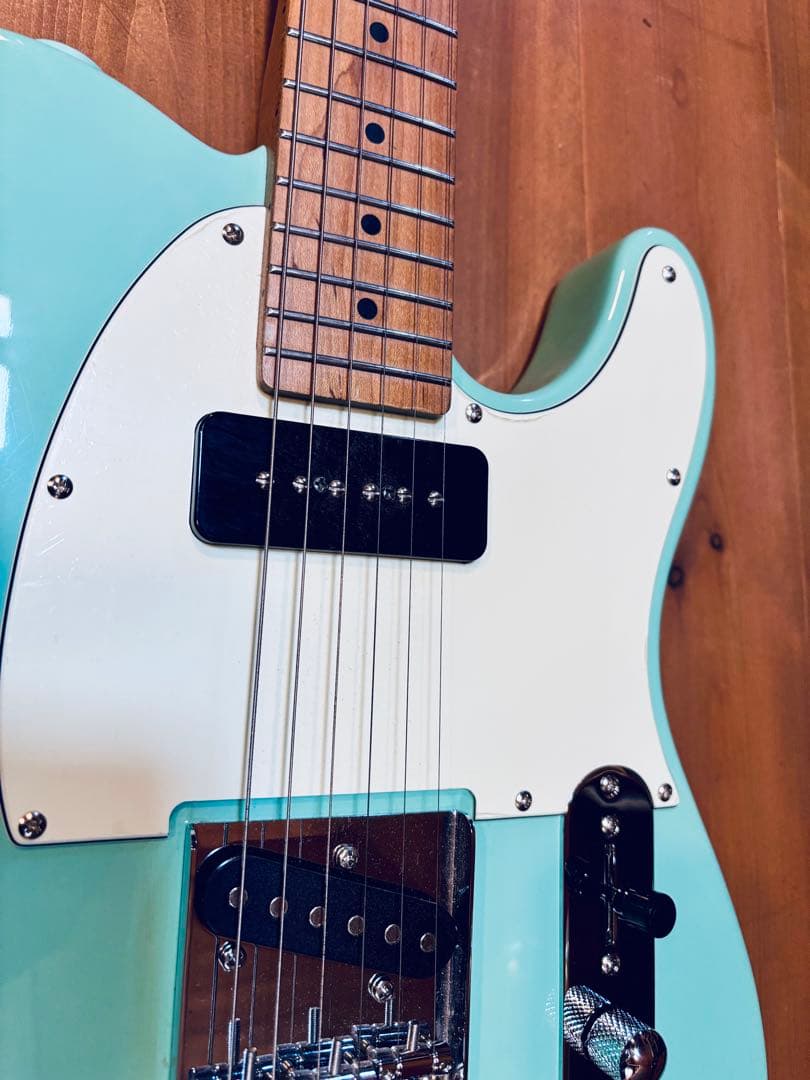 極美品！バッカス　エレキギター　BTE-2-RSM/M サーフグリーン