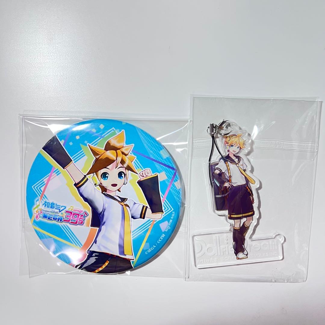 初音ミク project DIVA MEGA 39’s 鏡音レン 缶バッジ