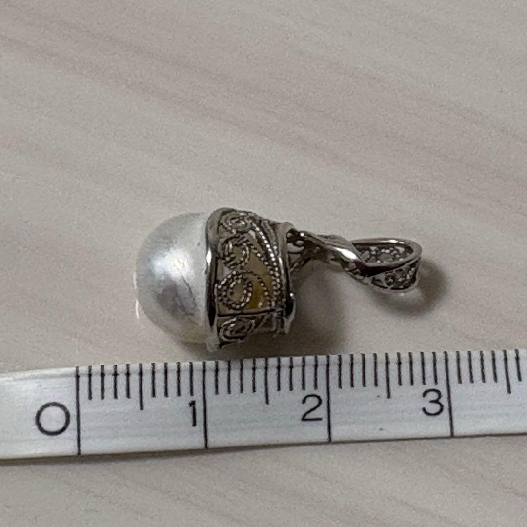 pt900真珠ペンダント