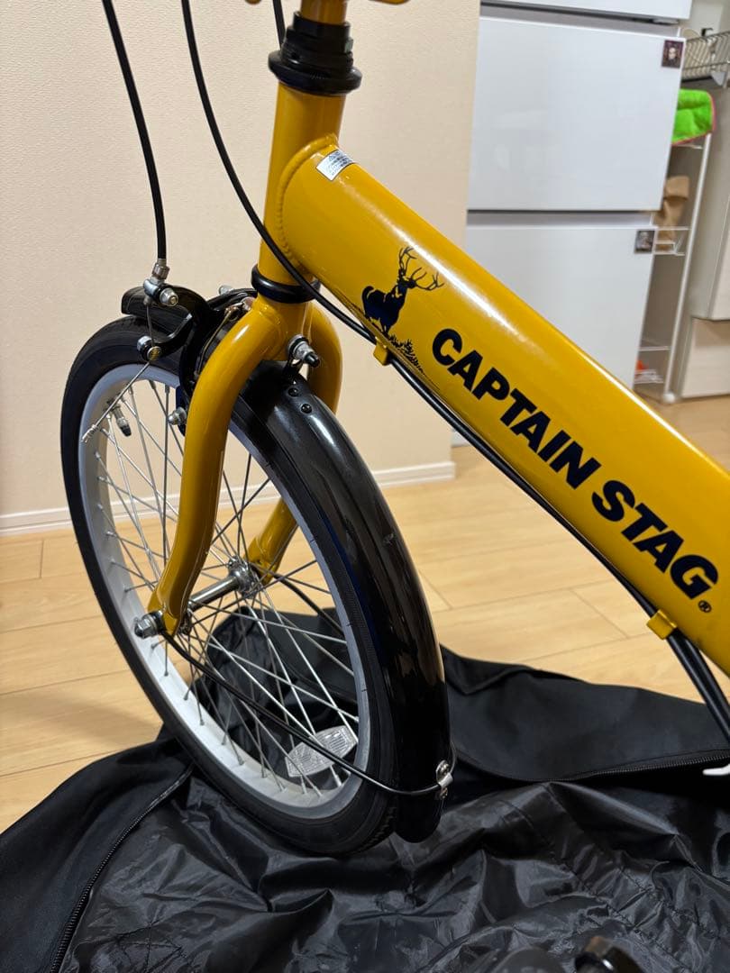 【送料込み】キャプテンスタッグ 折りたたみ自転車 リアーノ FDB206