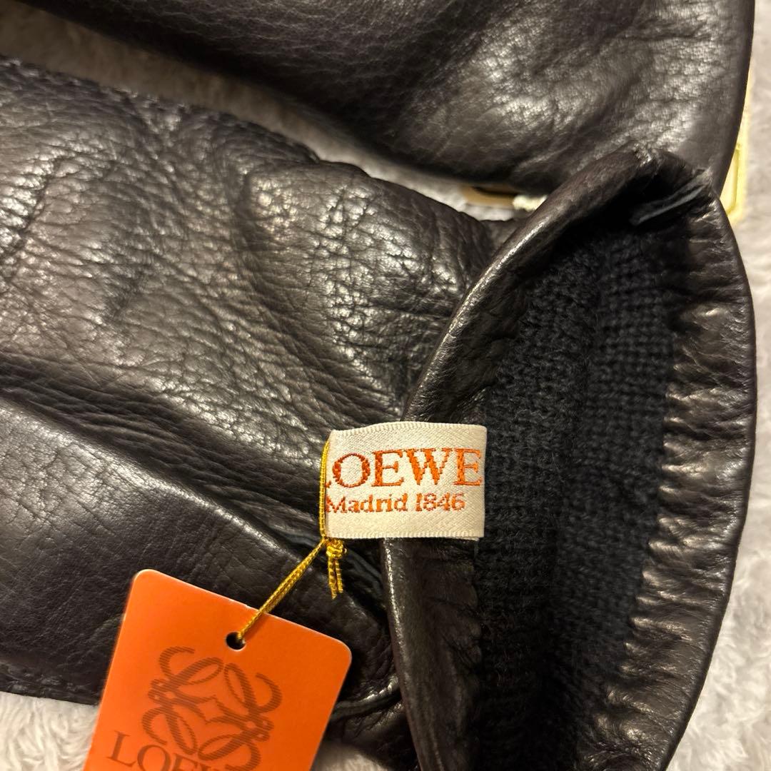 LOEWE レザーグローブ　未使用タグ付